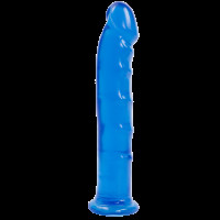 Doc Johnson | Фаллоимитатор Jelly Jewels - Dong with Suction Cup - Blue. Цена 989 грн