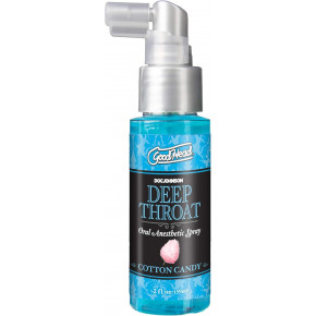 Doc Johnson | Спрей для минета Doc Johnson GoodHead DeepThroat Spray – Cotton Candy 59 мл для глубокого минета. Ціна: 979 грн