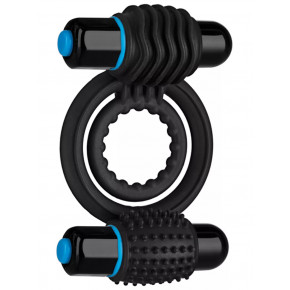 Doc Johnson | Vibrating Double C-Ring - Black. Ціна: 2985 грн