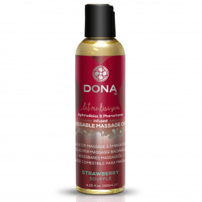DONA | Масажне Масло Kissable Massage Oil Strawberry Souffle. Ціна: 499 грн