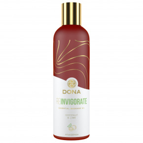 DONA | Масажне Масло Reinvigorate - Coconut & Lime Essential Massage Oil. Ціна: 549 грн
