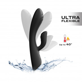 Dorcel | Вібраторкролик Dorcel Flexi Rabbit Black. Ціна: 3705 грн