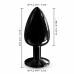 Dorcel | Металлическая анальная пробка с украшением в виде кристалла Dorcel - Diamond Plug BLACK L. Цена 1 139 грн. Фото: 4
