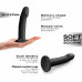 Dorcel | Фаллоимитатор Dorcel Real Pleasure M Black. Ціна 1829 грн. Фото: 3