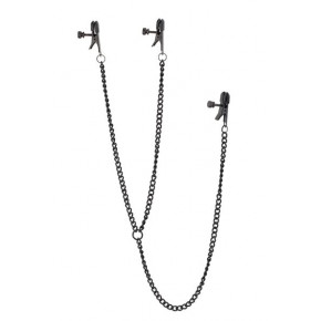 Dream toys | Зажимы для сосков и клитора BLAZE DELUXE NIPPLE & CLIT CLAMPS. Цена: 750 грн