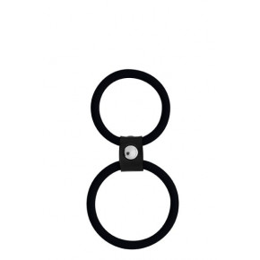 Dream toys | Ерекційне Кільце Menzstuff Dual Rings, Black. Ціна: 500 грн