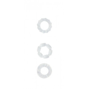 Dream toys | Кольцо MENZSTUFF STRETCHY COCK RINGS, CLEAR. Цена: 585 грн