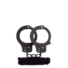 Dream toys | Набір Bondx Metal Cuffs & Love Rope Set, Black. Ціна: 1400 грн