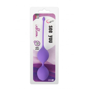 Dream toys | Вагинальные шарики SEE YOU IN BLOOM DUO BALLS 36MM PURPLE. Цена: 595 грн