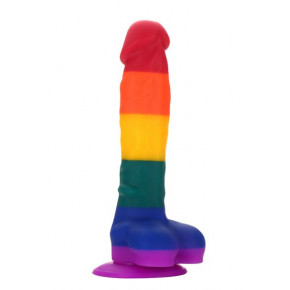 Dream toys | Радужный фаллоимитатор COLOURFUL LOVE DILDO. Цена: 3 220 грн