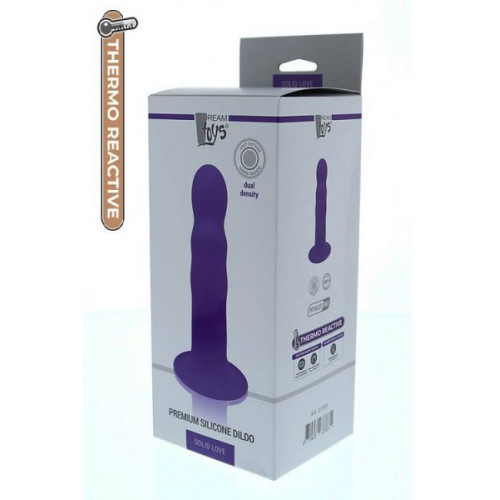 Dream toys | Фаллоимитатор Термоактивный SOLID LOVE RIBBED PURPLE. Цена 1 450 грн Dream toys | Фаллоимитатор Термоактивный SOLID LOVE RIBBED PURPLE. Цена 1 450 грн
