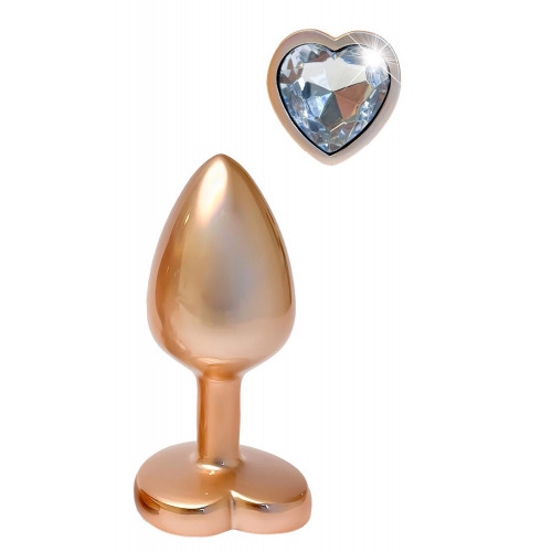 Dream toys | Алюминиевая анальная пробка Dream Toys GLEAMING LOVE с декоративным камнем, М. Ціна 895 грн Dream toys | Алюминиевая анальная пробка Dream Toys GLEAMING LOVE с декоративным камнем, М. Ціна 895 грн