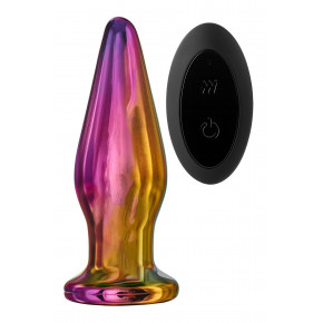 Dream toys | Анальна пробка з вібрацією Конусна скляна Dream Toys GLAMOUR GLASS. Ціна: 2608 грн