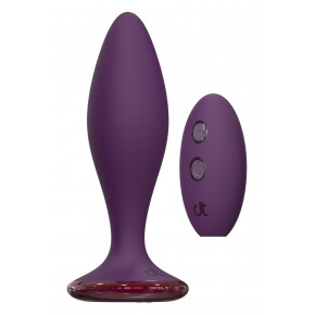 Dream toys | Анальный вибратор Dreamtoys Glam с пультом, фиолетовый, 12.8 см. Ціна: 1589 грн