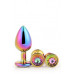 Dream toys | Набор радужных анальных пробок Dream Toys GLEAMING LOVE MULTICOLOUR PLUG SET. Цена 2 100 грн. Фото: 1