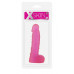 Dream toys | Фаллоимитатор XSKIN 7 PVC DONG - TRANSPARENT, PINK. Цена 915 грн. Фото: 1