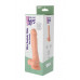 Dream toys | Фаллоимитатор DUAL DENSITY SILICONE DILDO. Цена 2 200 грн. Фото: 1