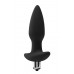 Dream toys | Анальная пробка Dreamtoys FantASSstic с вибропулей, черная. Ціна 1343 грн. Фото: 1