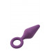 Dream toys | Анальная пробка Dream Toys FLIRTS PULL PLUG MEDIUM PURPLE. Цена 725 грн. Фото: 1