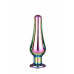 Dream toys | DT21821 анальна пробка конічної форми Dream Toys GLEAMING LOVE COLOURED PLEASURE PLUG M. Ціна 870 грн. Фото: 1
