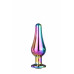 Dream toys | DT21820 анальна пробка конічної форми Dream Toys GLEAMING LOVE COLOURED PLEASURE PLUG S. Ціна 725 грн. Фото: 1