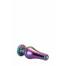 Dream toys | DT21820 анальна пробка конічної форми Dream Toys GLEAMING LOVE COLOURED PLEASURE PLUG S. Ціна 725 грн. Фото: 3