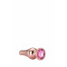 Dream toys | DT21826 Анальная пробка конической формы Dream Toys GLEAMING LOVE ROSE GOLD PLEASURE PLUG S. Цена 574 грн. Фото: 2