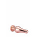 Dream toys | DT21826 Анальная пробка конической формы Dream Toys GLEAMING LOVE ROSE GOLD PLEASURE PLUG S. Цена 574 грн. Фото: 3