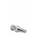 Dream toys | DT21823 Анальная пробка конической формы Dream Toys GLEAMING LOVE SILVER PLEASURE PLUG S. Цена 650 грн. Фото: 3
