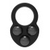 Dream toys | Эрекционное кольцо Dreamtoys RAMROD с тремя утяжелителями, черное. Цена: 1 499 грн. Фото: 1