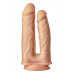 Dream toys | Фаллоимитатор двойной Dream Toys REAL LOVE DOUBLE PENETRATOR. Цена 3 202 грн. Фото: 4