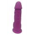 Dream toys | Фаллоимитатор термопластичный с мошонкой Dream Toys Real Love на присоске, фиолетовый. Ціна 2150 грн. Фото: 3