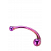 Dream toys | Вигнутий скляний фалоімітатор Dream Toys GLAMOUR GLASS CURVED WAND. Ціна 1599 грн. Фото: 1