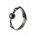Dream toys | Кляп 4,7 см BLAZE LUXURY BALL GAG CROCO BLACK. Цена 745 грн. Фото: 3