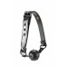 Dream toys | Кляп 4,7 см BLAZE LUXURY BALL GAG CROCO BLACK. Цена 745 грн. Фото: 2