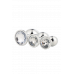 Dream toys | Набор анальных пробок Dream Toys GLEAMING LOVE SILVER PLUG SET. Цена 1 316 грн. Фото: 3