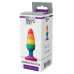 Dream toys | Райдужна анальная пробка Dream Toys Colorful Love Rainbow Medium 5.5" (14 см). Ціна 1178 грн. Фото: 1