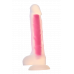 Dream toys | Светящийся фаллоимитатор Dream Toys RADIANT SOFT SILICONE GLOW IN THE DARK DILDO LARGE PINK. Ціна 1995 грн. Фото: 3