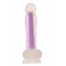 Dream toys | Светящийся фаллоимитатор Dream Toys RADIANT SOFT SILICONE GLOW IN THE DARK DILDO MEDIUM PURPLE. Ціна 1790 грн. Фото: 1