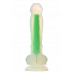 Dream toys | Светящийся фаллоимитатор Dream Toys RADIANT SOFT SILICONE GLOW IN THE DARK DILDO SMALL GREEN. Цена 1 590 грн. Фото: 1