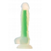 Dream toys | Светящийся фаллоимитатор Dream Toys RADIANT SOFT SILICONE GLOW IN THE DARK DILDO SMALL GREEN. Цена 1 590 грн. Фото: 2