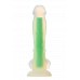 Dream toys | Светящийся фаллоимитатор Dream Toys RADIANT SOFT SILICONE GLOW IN THE DARK DILDO SMALL GREEN. Цена 1 590 грн. Фото: 4