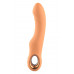 Dream toys | Вибратор ребристый Dream Toys Glam Flexible Ribbed Vibe, оранжевый. Цена: 3 138 грн. Фото: 1