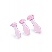 Dream toys | Набор анальных пробок DreamToys Glaze Glass Rosebud стеклянный, розовый, 3 шт.. Цена 4 799 грн Dream toys | Набор анальных пробок DreamToys Glaze Glass Rosebud стеклянный, розовый, 3 шт.. Цена 4 799 грн