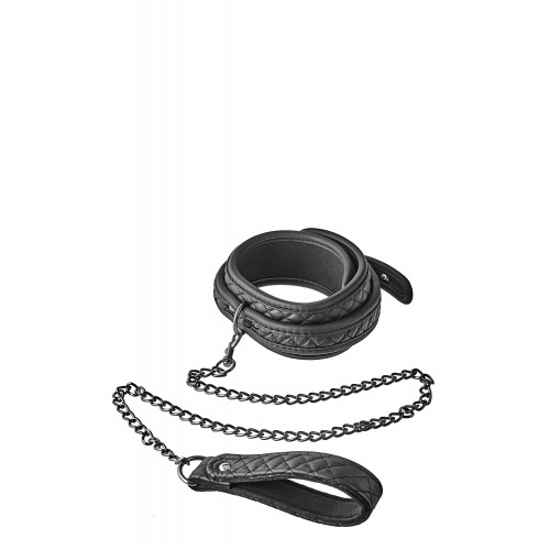 Dream toys | Ошейник с поводком Dream Toys BLAZE COLLAR LEASH DIAMOND BLACK. Цена 1 700 грн Dream toys | Ошейник с поводком Dream Toys BLAZE COLLAR LEASH DIAMOND BLACK. Цена 1 700 грн