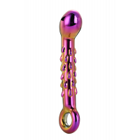 Dream toys | Стеклянный фаллоимитатор Dream Toys GLAMOUR GLASS RIBBED G-SPOT DILDO. Цена 1 123 грн