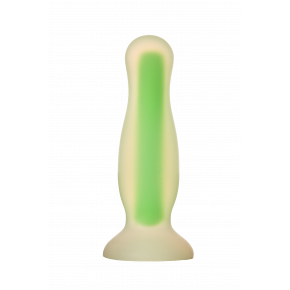 Dream toys | Светящаяся анальная пробка Dream Toys RADIANT SOFT SILICONE GLOW IN THE DARK PLUG SMALL GREEN. Ціна: 990 грн