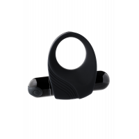 Dream toys | Эрекционное кольцо Dream Toys RAMROD VIBRATING COCKRING WITH BIG BULLET BLACK. Ціна 1267 грн
