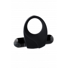 Dream toys | Эрекционное кольцо Dream Toys RAMROD VIBRATING COCKRING WITH BIG BULLET BLACK. Ціна: 1267 грн