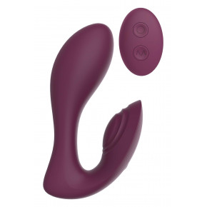 Dream toys | Вибратор двойной стимуляцией с пультом управления Dream Toys Essentials Ultra Dual Vibe, фиолетовый. Цена: 2 899 грн